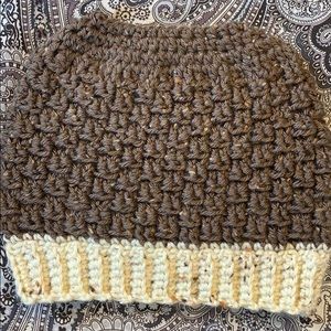 2/$20 Messy Bun Top Knot Beanie Hat